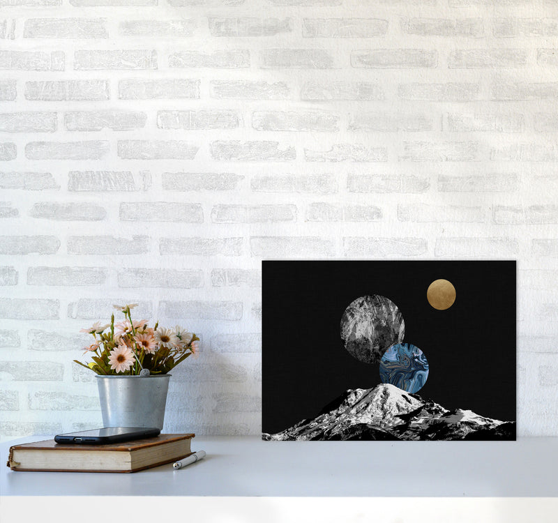 Space II Print By Orara Studio A3 Black Frame