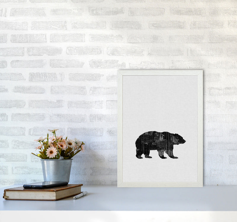 Bear Animal Art Print By Orara Studio Animal Art Print A3 Oak Frame