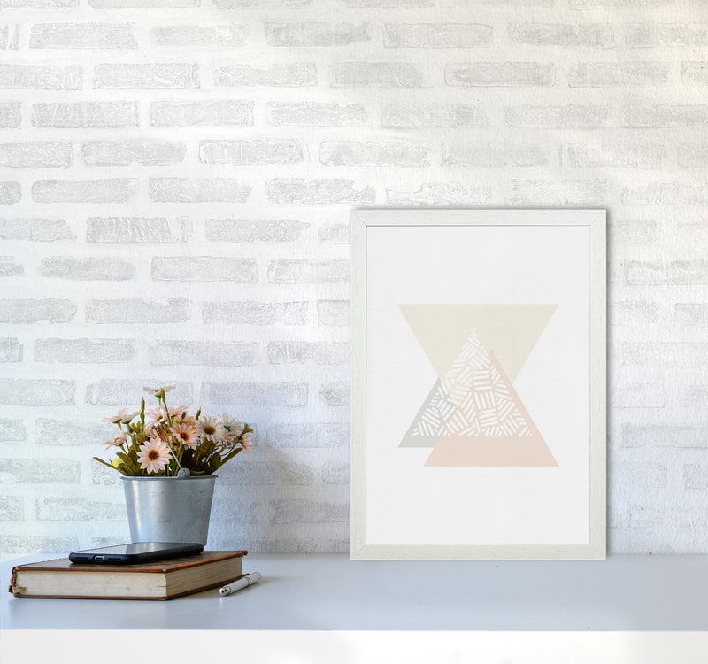 Minimalist Geometric III Print By Orara Studio A3 Oak Frame