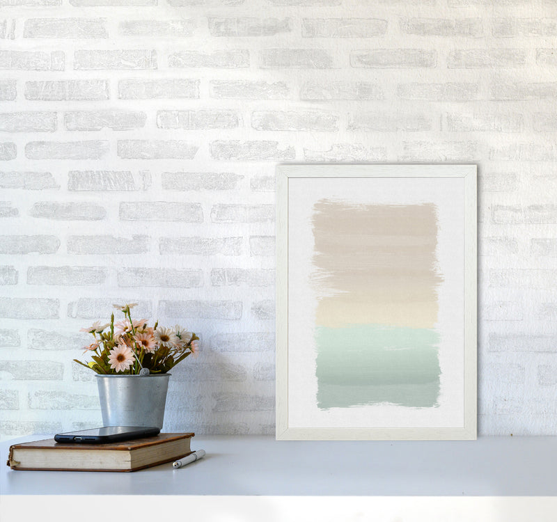 Pastel Abstract Print By Orara Studio A3 Oak Frame