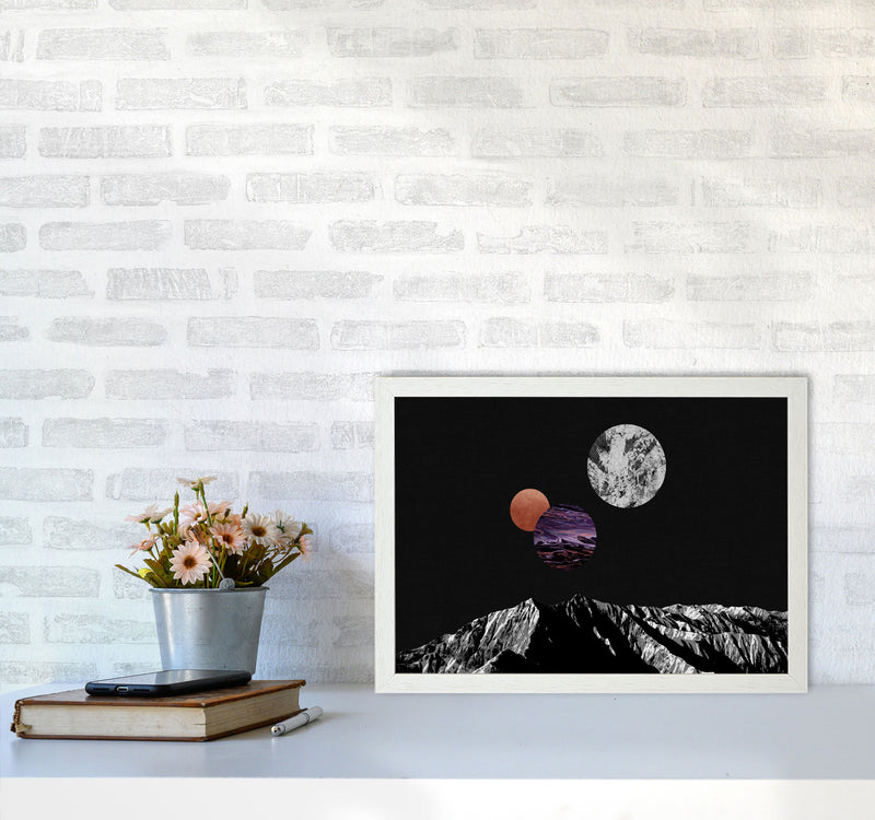 Space I Print By Orara Studio A3 Oak Frame