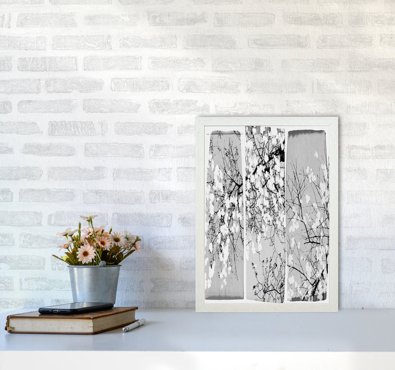 Oriental Blossom Botanical Art Print by Orara Studio A3 Oak Frame