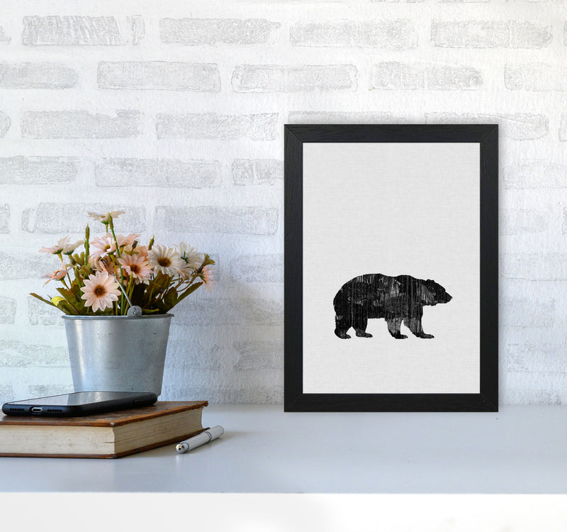 Bear Animal Art Print By Orara Studio Animal Art Print A4 White Frame
