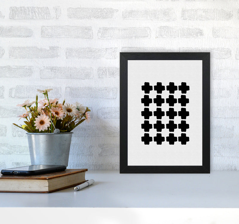 Black And White Abstract III Print By Orara Studio A4 White Frame