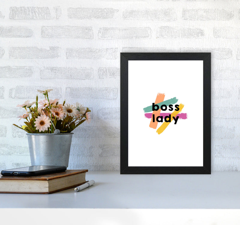 Boss Lady Print By Orara Studio A4 White Frame