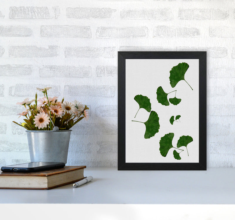 Ginkgo Leaf I Print By Orara Studio, Framed Botanical & Nature Art Print A4 White Frame