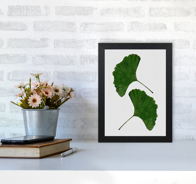 Ginkgo Leaf II Print By Orara Studio, Framed Botanical & Nature Art Print A4 White Frame
