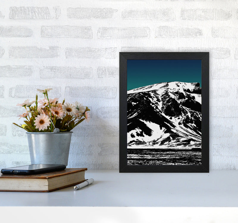 Iceland Mountains I Print By Orara Studio, Framed Botanical & Nature Art Print A4 White Frame