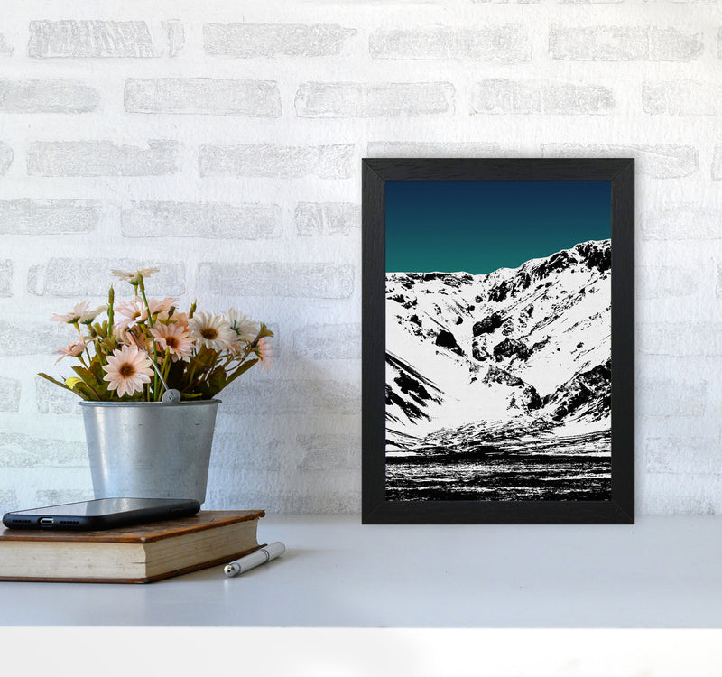 Iceland Mountains II Print By Orara Studio, Framed Botanical & Nature Art Print A4 White Frame