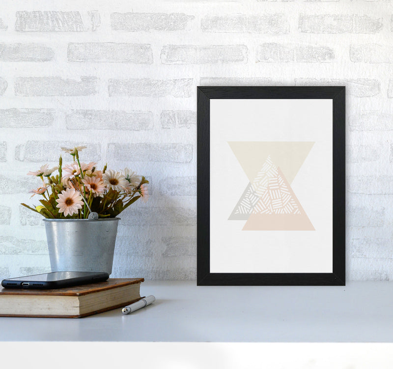 Minimalist Geometric III Print By Orara Studio A4 White Frame