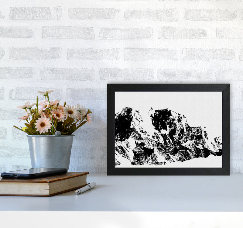 Mountains II Print By Orara Studio, Framed Botanical & Nature Art Print A4 White Frame