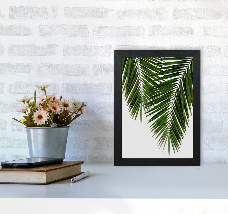 Palm Leaf II Print By Orara Studio, Framed Botanical & Nature Art Print A4 White Frame