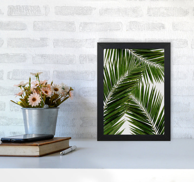 Palm Leaf III Print By Orara Studio, Framed Botanical & Nature Art Print A4 White Frame