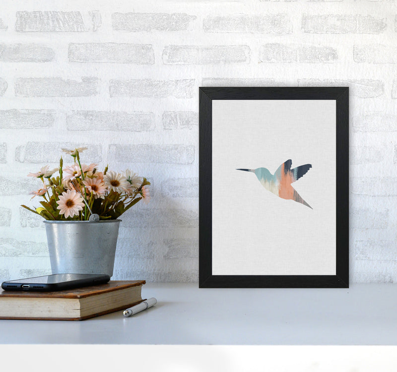 Pastel Hummingbird I Print By Orara Studio Animal Art Print A4 White Frame
