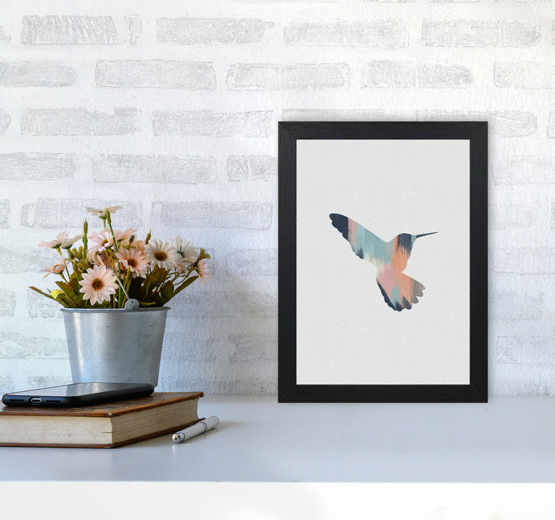 Pastel Hummingbird II Print By Orara Studio Animal Art Print A4 White Frame
