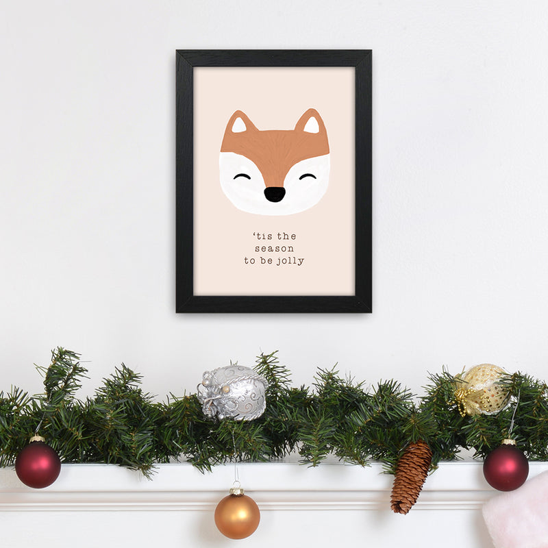 Tis The Season To Be Jolly Christmas Art Print by Orara Studio A4 White Frame