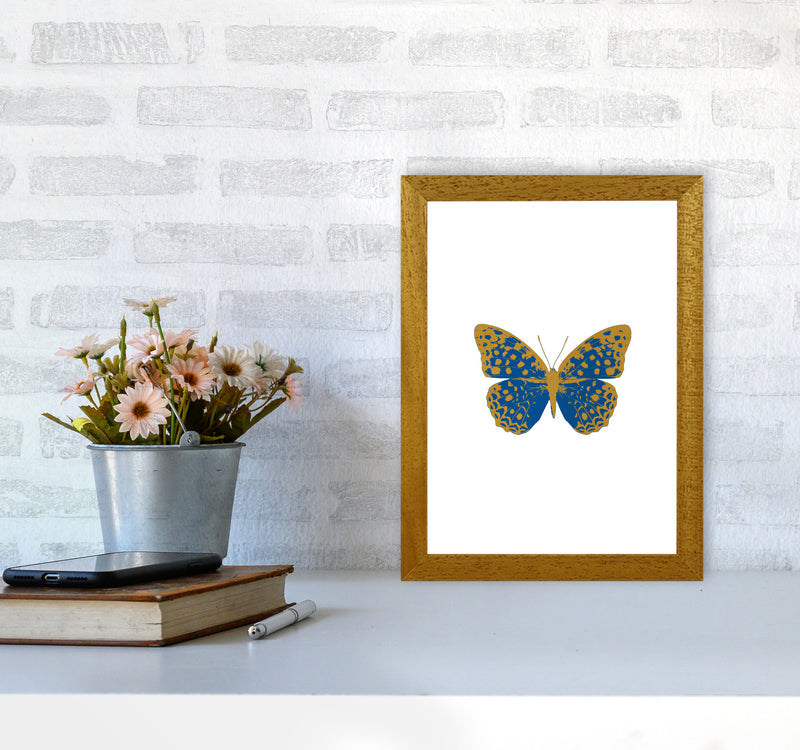 Blue Butterfly Print By Orara Studio Animal Art Print A4 Print Only