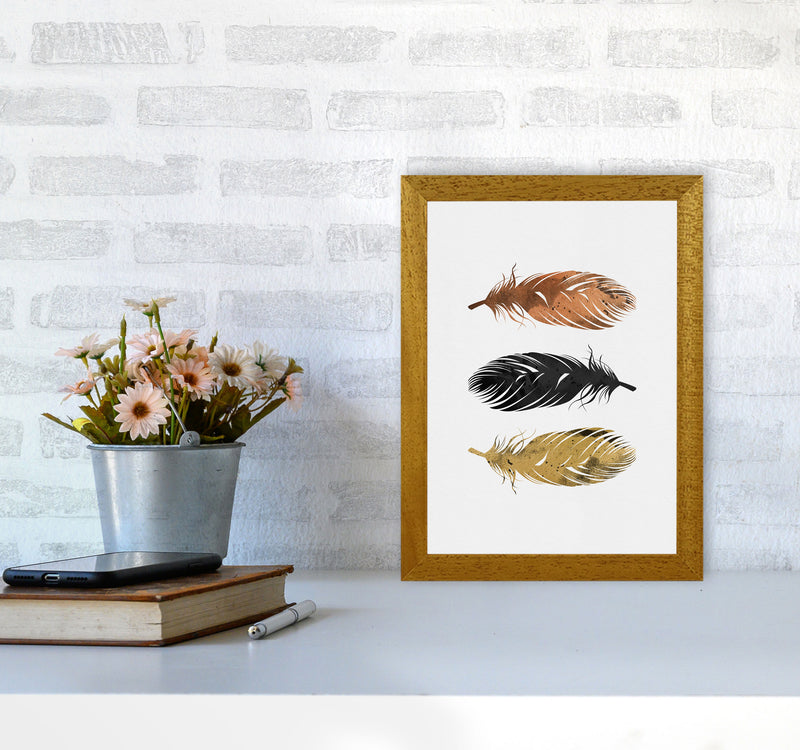 Feathers Print By Orara Studio, Framed Botanical & Nature Art Print A4 Print Only