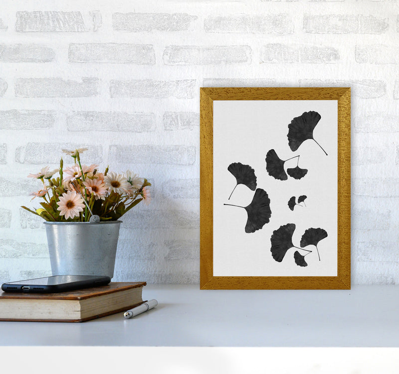 Ginkgo Leaf Black & White I Print By Orara Studio A4 Print Only