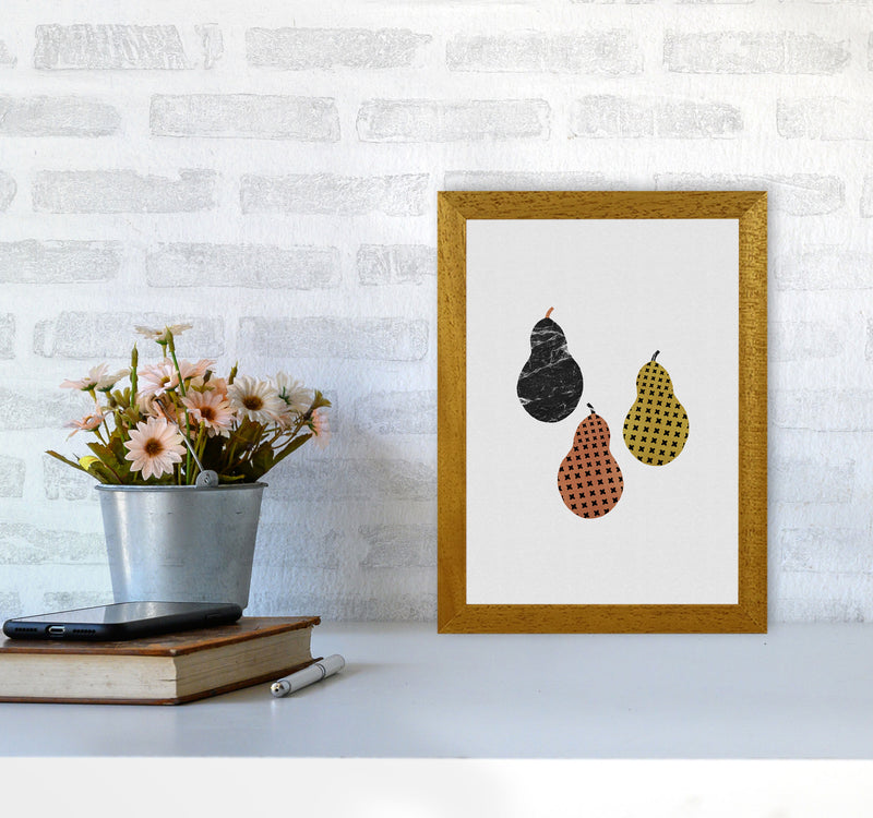 Pears Print By Orara Studio, Framed Kitchen Wall Art A4 Print Only