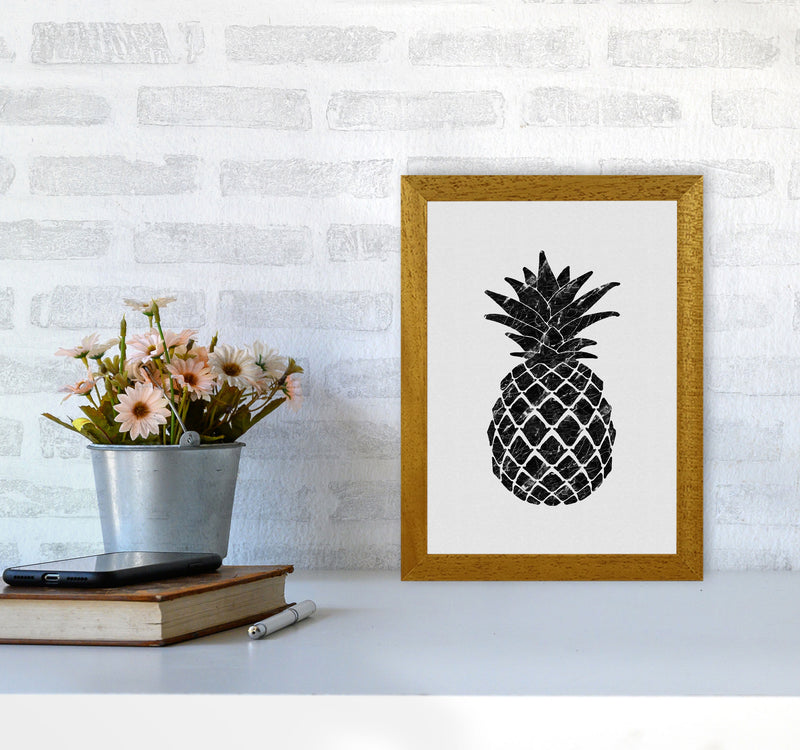 Pineapple Marble Print By Orara Studio, Framed Kitchen Wall Art A4 Print Only