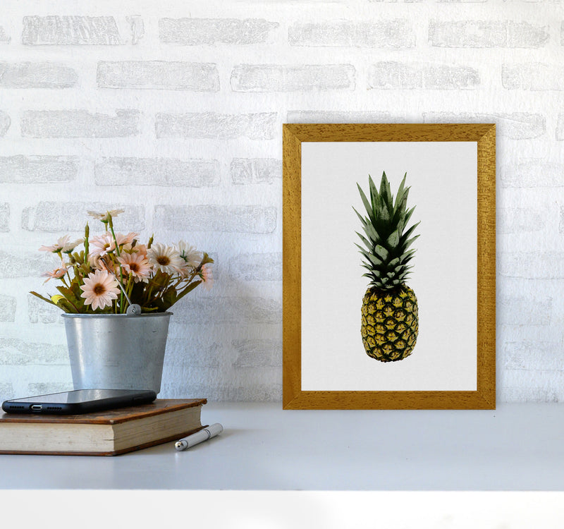 Pineapple Print By Orara Studio, Framed Kitchen Wall Art A4 Print Only