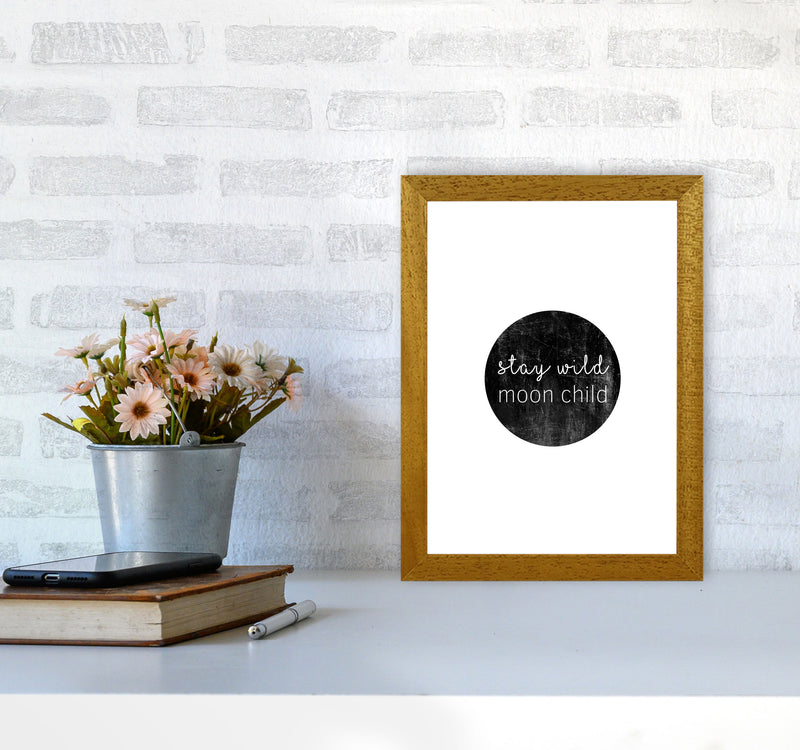 Stay Wild Moon Child Typography Print By Orara Studio A4 Print Only