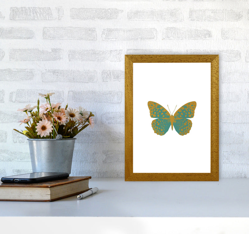 Teal Butterfly Print By Orara Studio Animal Art Print A4 Print Only