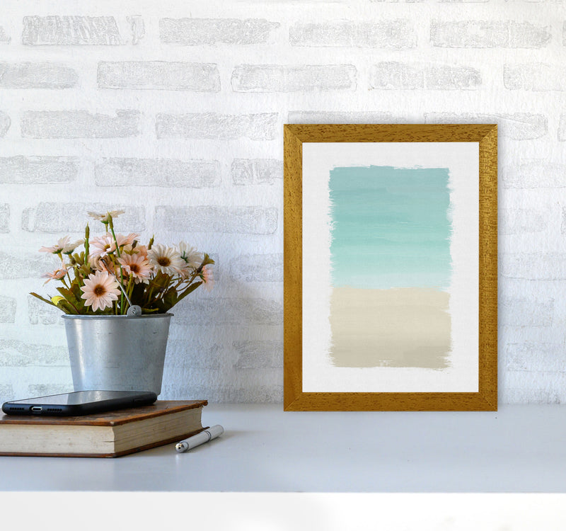 Turquoise Abstract Print By Orara Studio A4 Print Only
