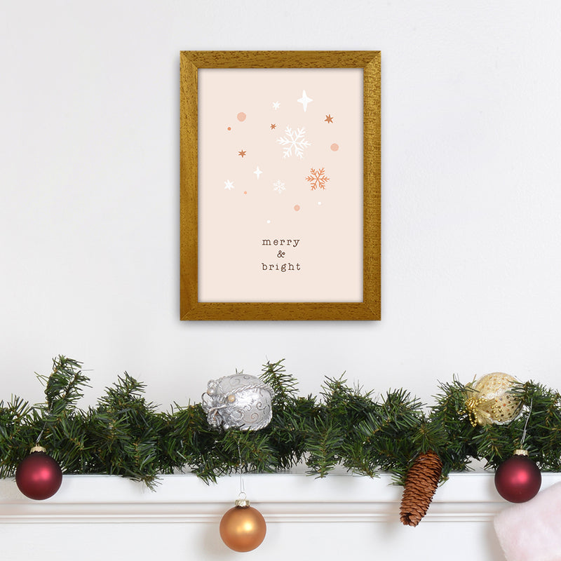 Merry & Bright Christmas Art Print by Orara Studio A4 Print Only