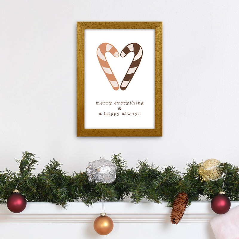 Merry Everything & A Happy Always Christmas Art Print by Orara Studio A4 Print Only