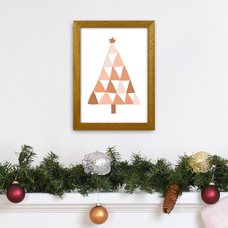 Pastel Christmas Tree Christmas Art Print by Orara Studio A4 Print Only