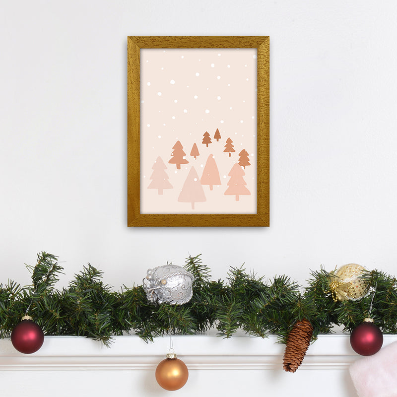 Winter Forest Christmas Art Print by Orara Studio A4 Print Only