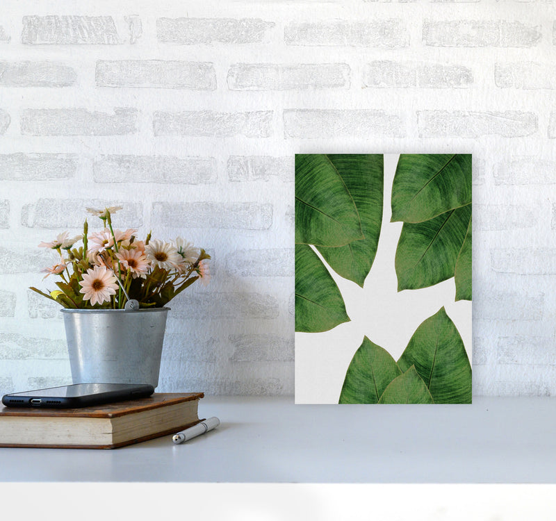 Banana Leaf I Print By Orara Studio, Framed Botanical & Nature Art Print A4 Black Frame