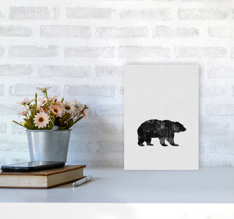 Bear Animal Art Print By Orara Studio Animal Art Print A4 Black Frame