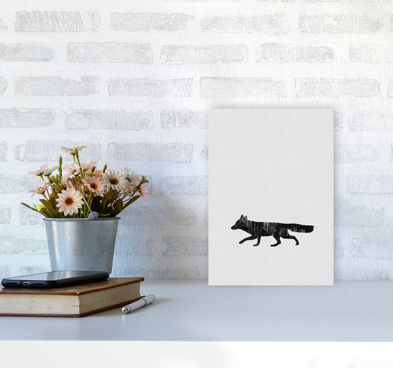 Fox Animal Art Print By Orara Studio Animal Art Print A4 Black Frame