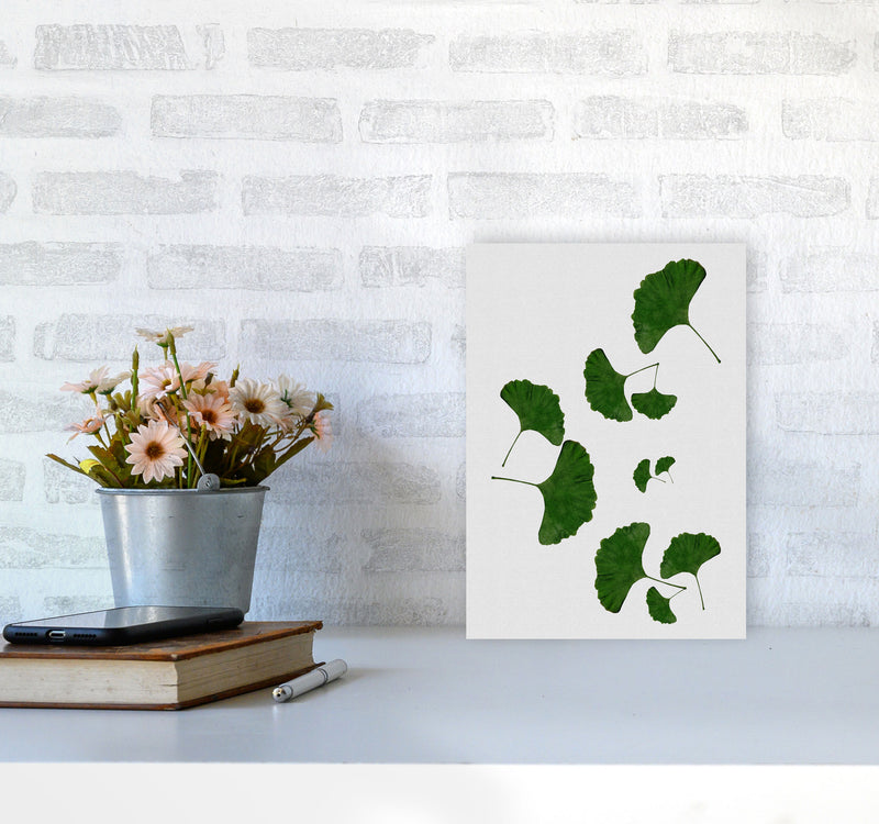 Ginkgo Leaf I Print By Orara Studio, Framed Botanical & Nature Art Print A4 Black Frame