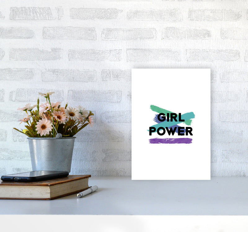 Girl Power Feminist Quote Print By Orara Studio A4 Black Frame