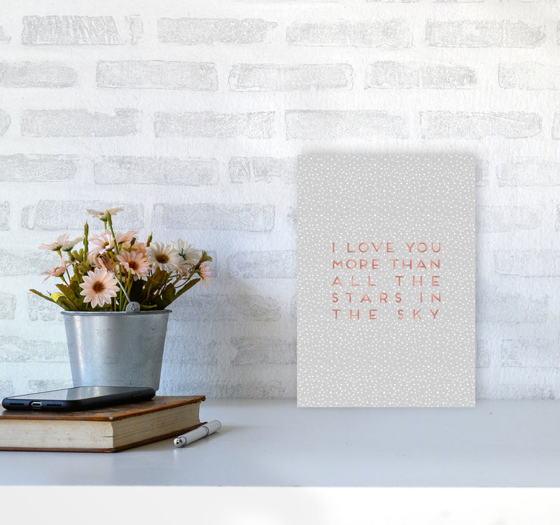 I Love You Quote Print By Orara Studio A4 Black Frame