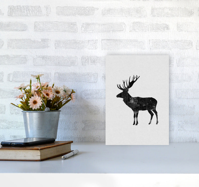 Moose Animal Art Print By Orara Studio Animal Art Print A4 Black Frame