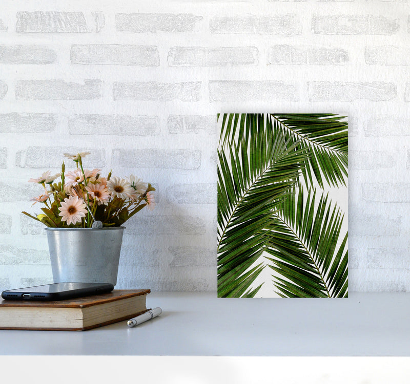 Palm Leaf III Print By Orara Studio, Framed Botanical & Nature Art Print A4 Black Frame