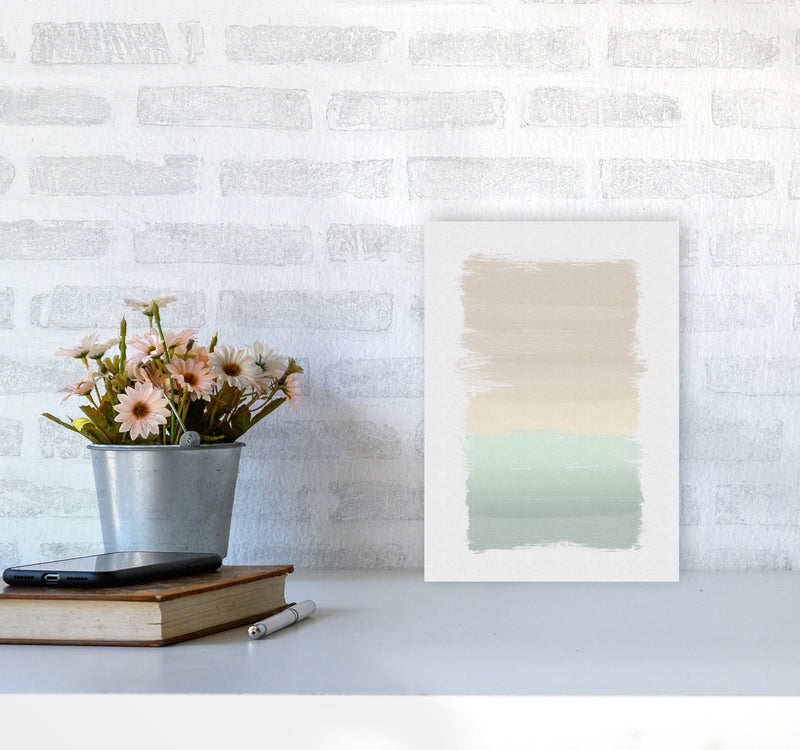 Pastel Abstract Print By Orara Studio A4 Black Frame
