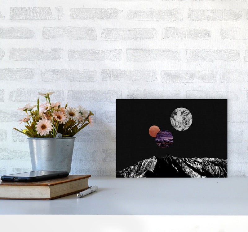 Space I Print By Orara Studio A4 Black Frame