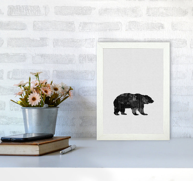 Bear Animal Art Print By Orara Studio Animal Art Print A4 Oak Frame