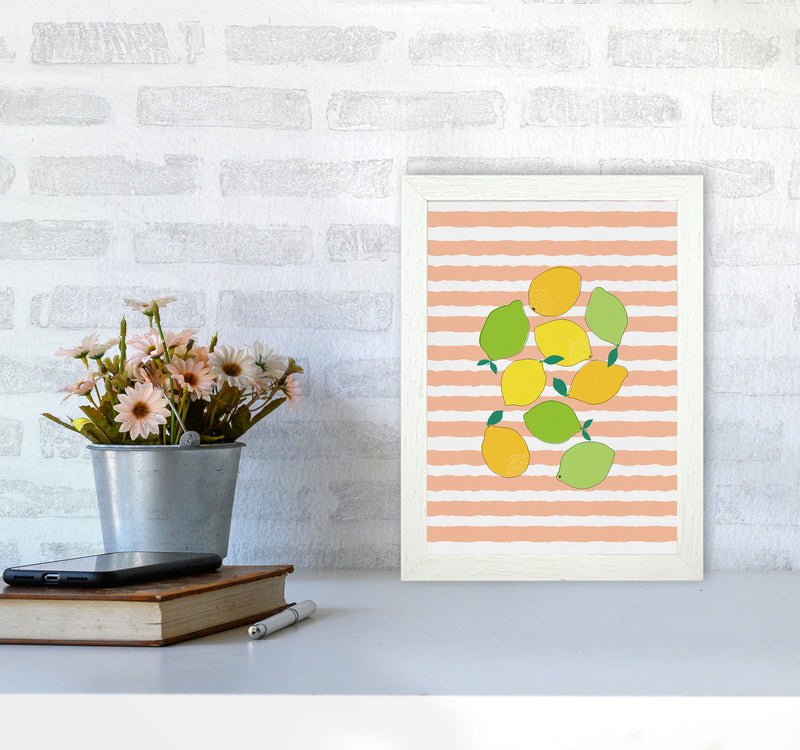 Citrus Crowd Print By Orara Studio, Framed Kitchen Wall Art A4 Oak Frame