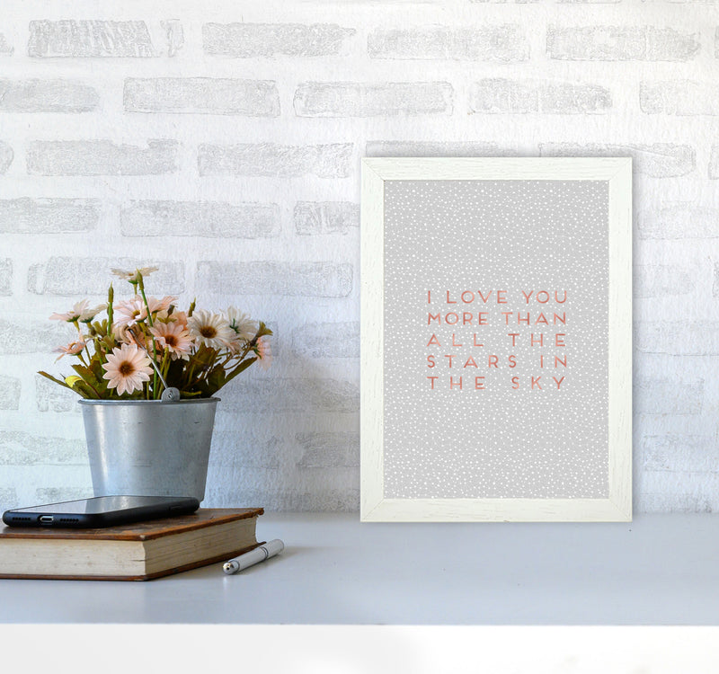 I Love You Quote Print By Orara Studio A4 Oak Frame