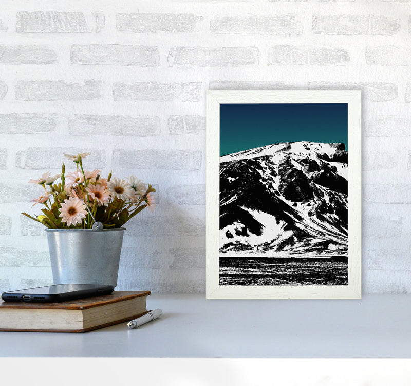 Iceland Mountains I Print By Orara Studio, Framed Botanical & Nature Art Print A4 Oak Frame