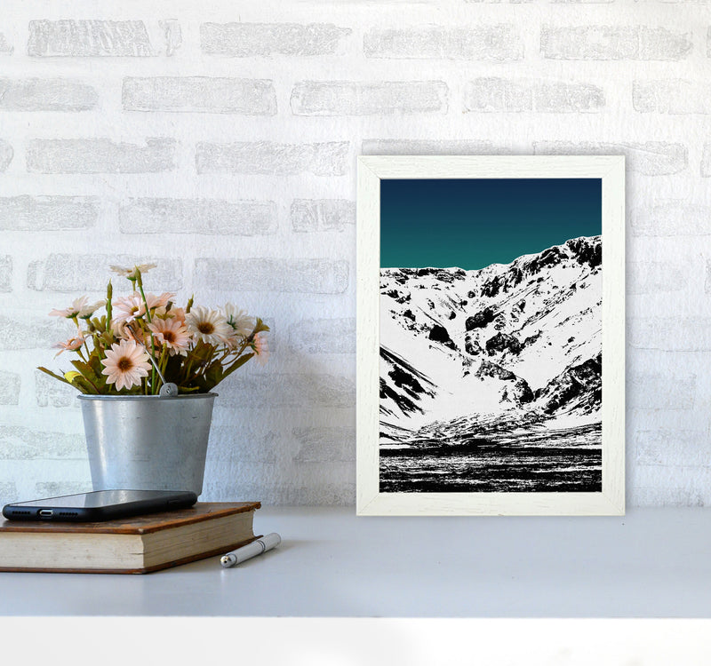 Iceland Mountains II Print By Orara Studio, Framed Botanical & Nature Art Print A4 Oak Frame