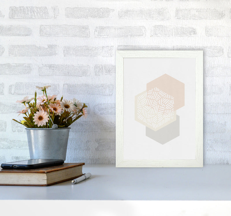 Minimalist Geometric I Print By Orara Studio A4 Oak Frame