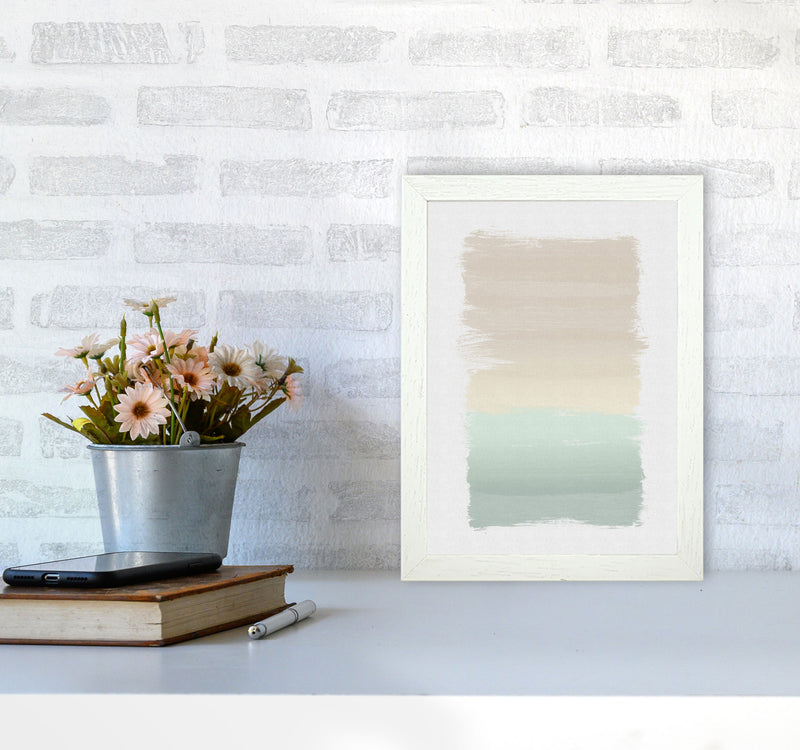 Pastel Abstract Print By Orara Studio A4 Oak Frame